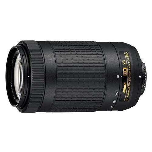 Publicité Nikon AF-P DX NIKKOR 70-300mm f/4.5-6.3G ED VR SLR Objectif super téléobjectif Noir