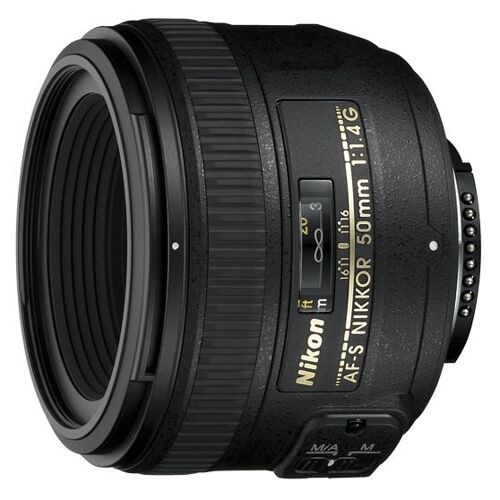 Nikon AF-S NIKKOR 50mm f/1.4G SLR Objectif standard Noir