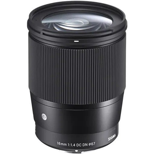Sigma Contemporary - Objectif - 16 mm - f/1.4 DC DN - Sony E-mount - pour Sony Cinema Line; a VLOGCAM; a1; a1 II; a6700; a7 IV; a7 V; a7C II; a7CR; a7R V; a9 III