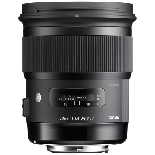Sigma Art - Objectif - 50 mm - f/1.4 DG HSM - Sony E-mount - pour Sony Cinema Line; a VLOGCAM; a1; a1 II; a6700; a7 IV; a7 V; a7C II; a7CR; a7R V; a9 III