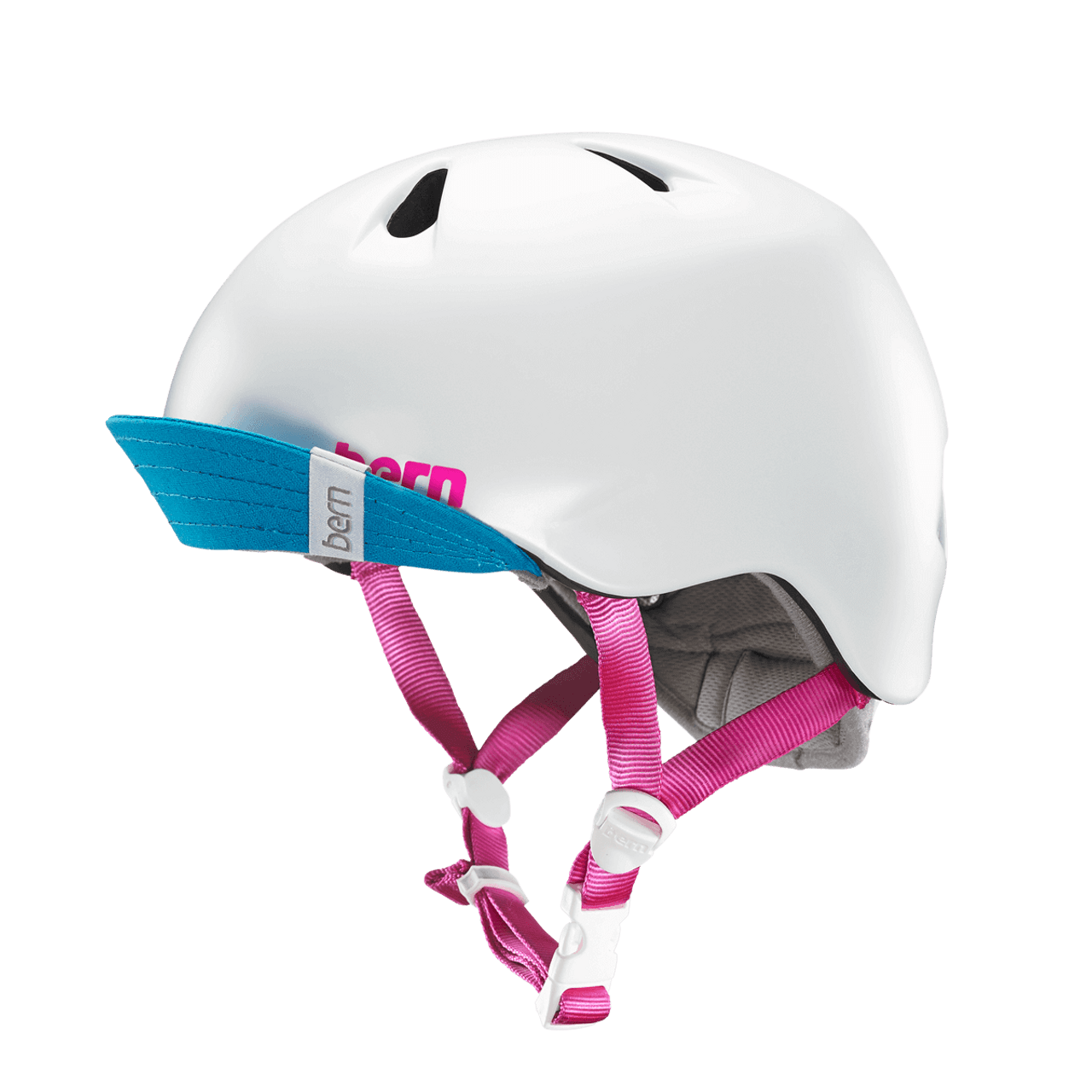 Small Girls Bike Helmet  Zipmold Bern Nina Satin Navy Blue Extra Small 