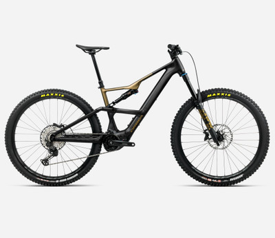 Orbea | Rise LT H10 | DIAMOND BLACK-SPLASH OLIVE GREEN (MATT)