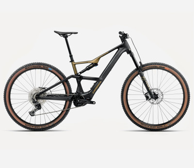 Orbea | Rise SL H30 | DIAMOND BLACK-SPLASH OLIVE GREEN (MATT) 