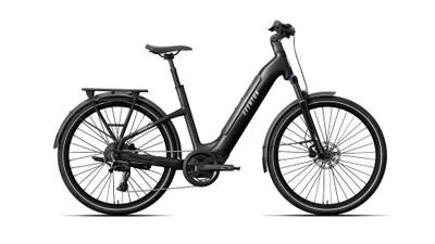 Aventon | Level 4 ADV ST | Step Through Mid Drive Electric Bike | Matte Black