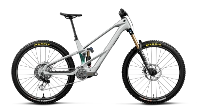 Orbea | Wild LT M-LTD RS | Full Suspension eMTB | Smooth Silver (Matt) - Escape Green C. View (Gloss)

