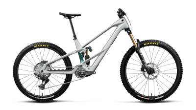 Orbea | Wild LT M-Team RS Mullet | Full Suspension eMTB | Smooth Silver (Matt) - Escape Green C. View (Gloss)
