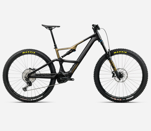 Orbea | Rise LT H10 | DIAMOND BLACK-SPLASH OLIVE GREEN (MATT)