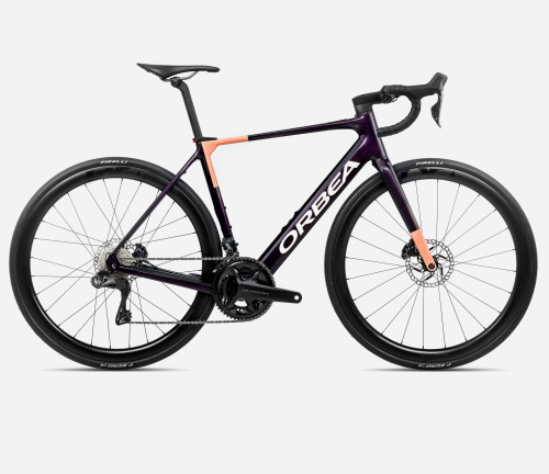 Orbea | GAIN M10I 20MPH | FANTASY PURPLE CARBON VIEW (GLOSS) - ORANGE CLOUD (MATT