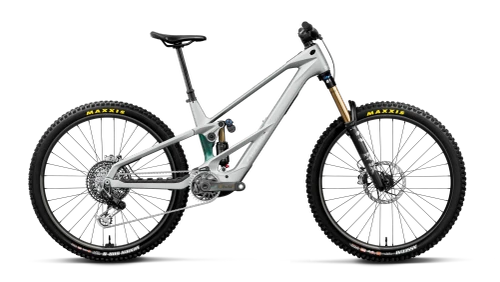 Orbea | Wild LT M-LTD RS | Full Suspension eMTB | Smooth Silver (Matt) - Escape Green C. View (Gloss)

