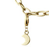 Attached Retractable Charm Holder Silver or Gold