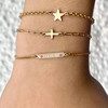 14kt Gold Tiny Skinny Bar Bracelet