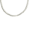 Super Sparkly Silver Beaded Necklace