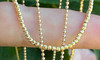 14kt Gold Super Sparkly Beaded Necklace