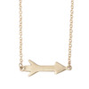 Small Arrow Charm Linked Chain Silver or Gold