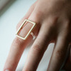 Open Rectangle Ring