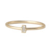 Ring: Tiny Baguette Diamond Ring 14kt Gold
