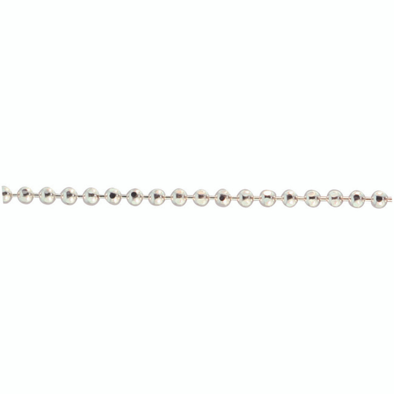 Tiny Sparkly Ball Chain Sterling Silver Interchangeable for Charms