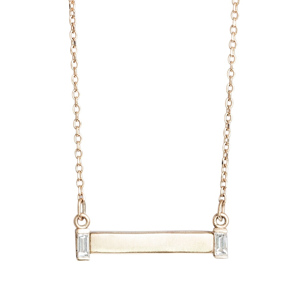 Baguette Diamonds 14kt Gold - Jewelry 