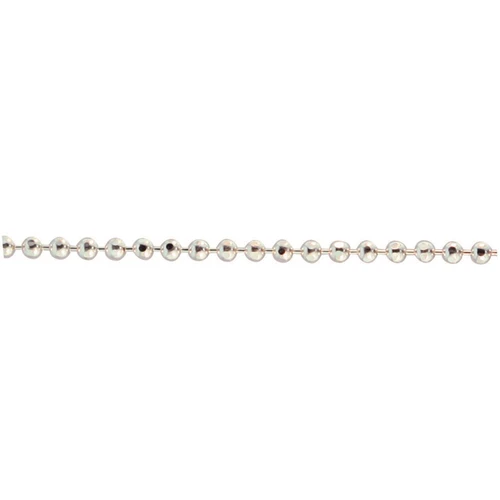 Small Sparkly Ball Chain 1.5mm Silver
