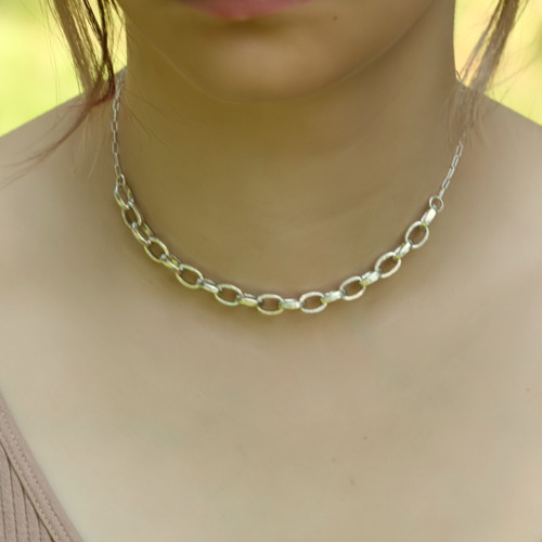 20 Oval Links Necklace