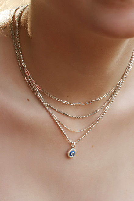 Smooth Box Chain Silver