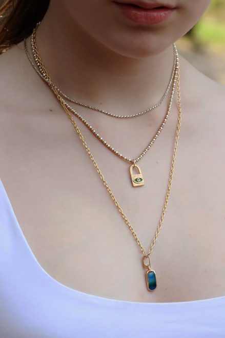 Small Luxe Oval Links Chain 14kt Gold Open-Ended