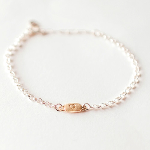 ITTY BITTY BAR LINK BRACELET