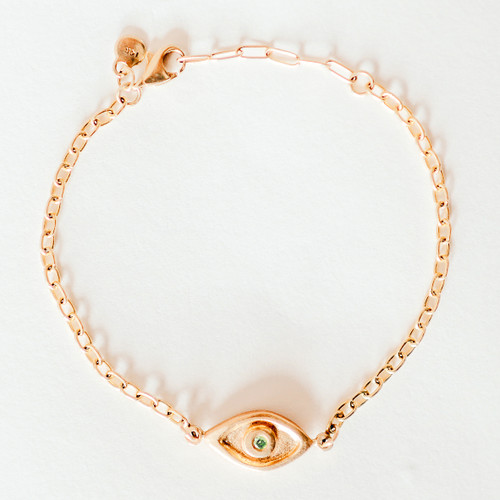 MEDIUM EVIL EYE LINK BRACELET