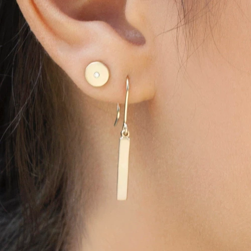 Itty Bitty Disc Studs