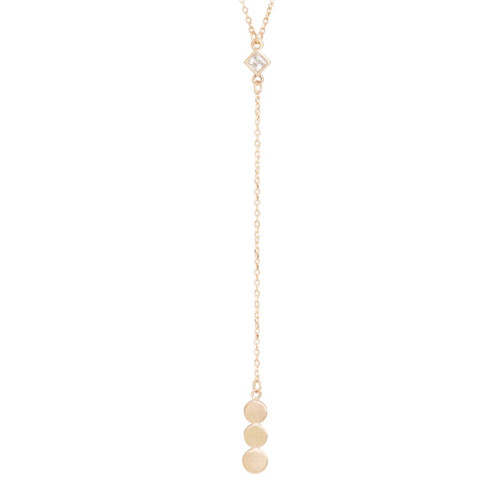 Lariat Necklace 14kt Gold Lariat Necklace 14kt Gold