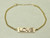 LOVE Wide Bar Bracelet Silver or Gold