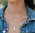 Super Sparkly 18" Beaded Chain 14kt Gold