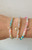 Beaded Gem Bracelet - Blue+Pink Color Block Ethiopian Opal