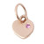 pink gold with a pink sapphire