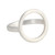 Open Circle Ring Silver or Gold