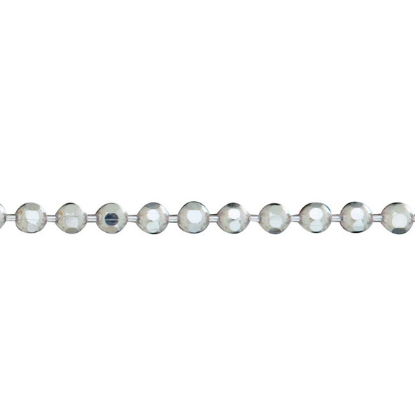 Medium Sparkly Ball Chain Sturdy 2mm Sterling Silver