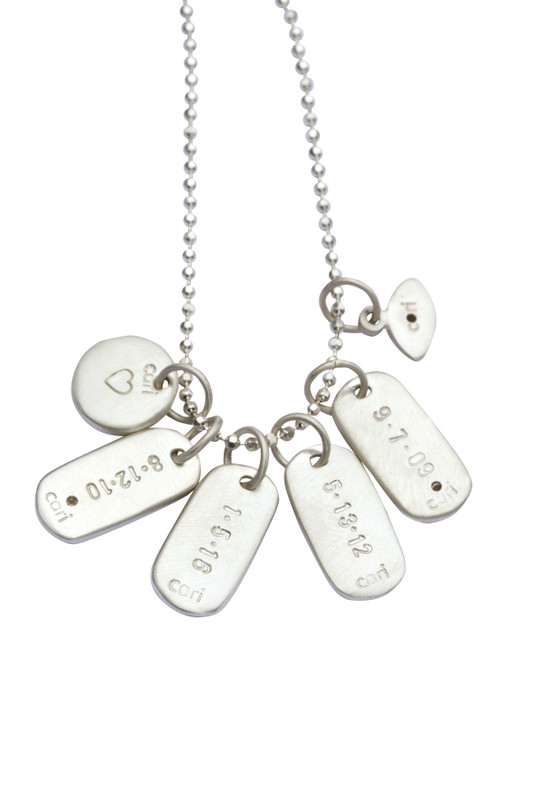 Custom Mini Dog Tag Necklace | Multi Tags