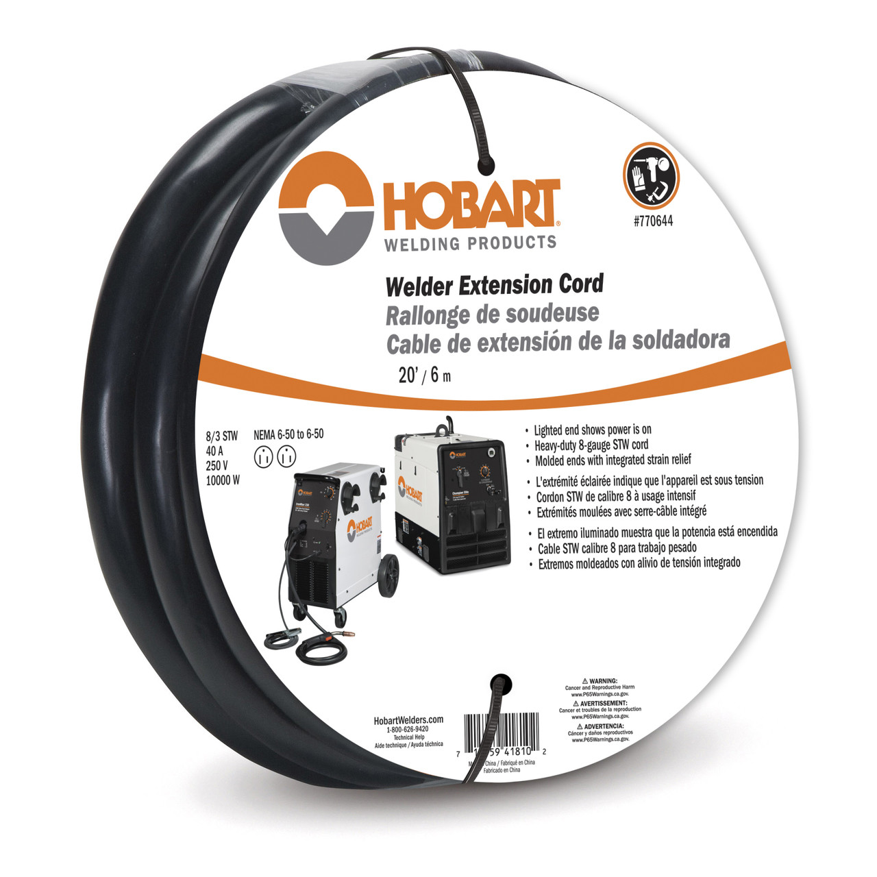 230V Welder Extension Cord