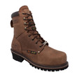 Men's 9" Steel Toe Super Logger Brown - 9490