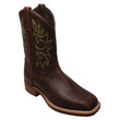 Men's 11" Work Western Square Toe Brown - 9829 Men's 11" Work Western Square Toe Brown - 9829