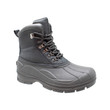 Mens Durable Nylon Winter Boots Lace Black - 9882