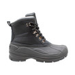 Mens Durable Nylon Winter Boots Lace Black - 9882