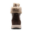 Women's Microfleece Lace Winter Boot Brown - 8889-BR