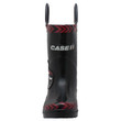 Children's 3D Big Red Rubber Boot Black - CI-4003