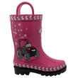 Children's 3D Fern Farmall Rubber Boot Pink - CI-4004 Children's 3D Fern Farmall Rubber Boot Pink - CI-4004
