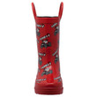 Toddler's Big Red Rubber Boots Red - CI-5001