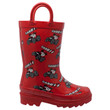 Toddler's Big Red Rubber Boots Red - CI-5001