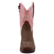 Toddler's Western Light Up Boot Brown/Pink - CI-5017