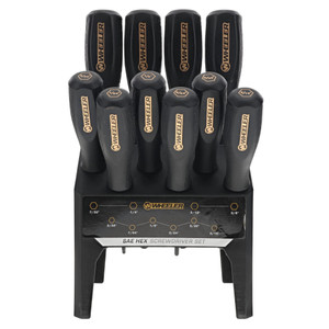 WHEELER 10PC SAEHEX BENCH DRIVER SET WHEELER 10PC SAEHEX BENCH DRIVER SET