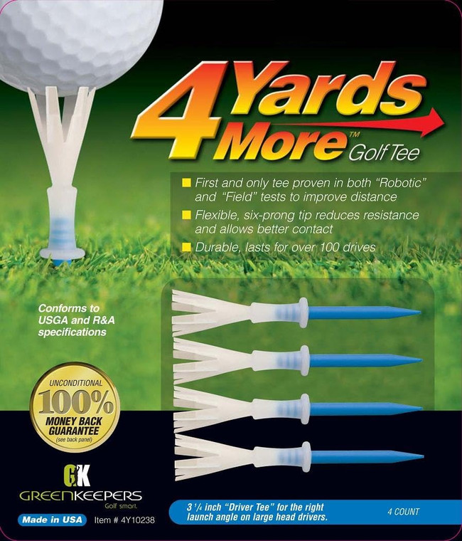 4 Yards More Golf Tee 4 Yards More Golf Tee